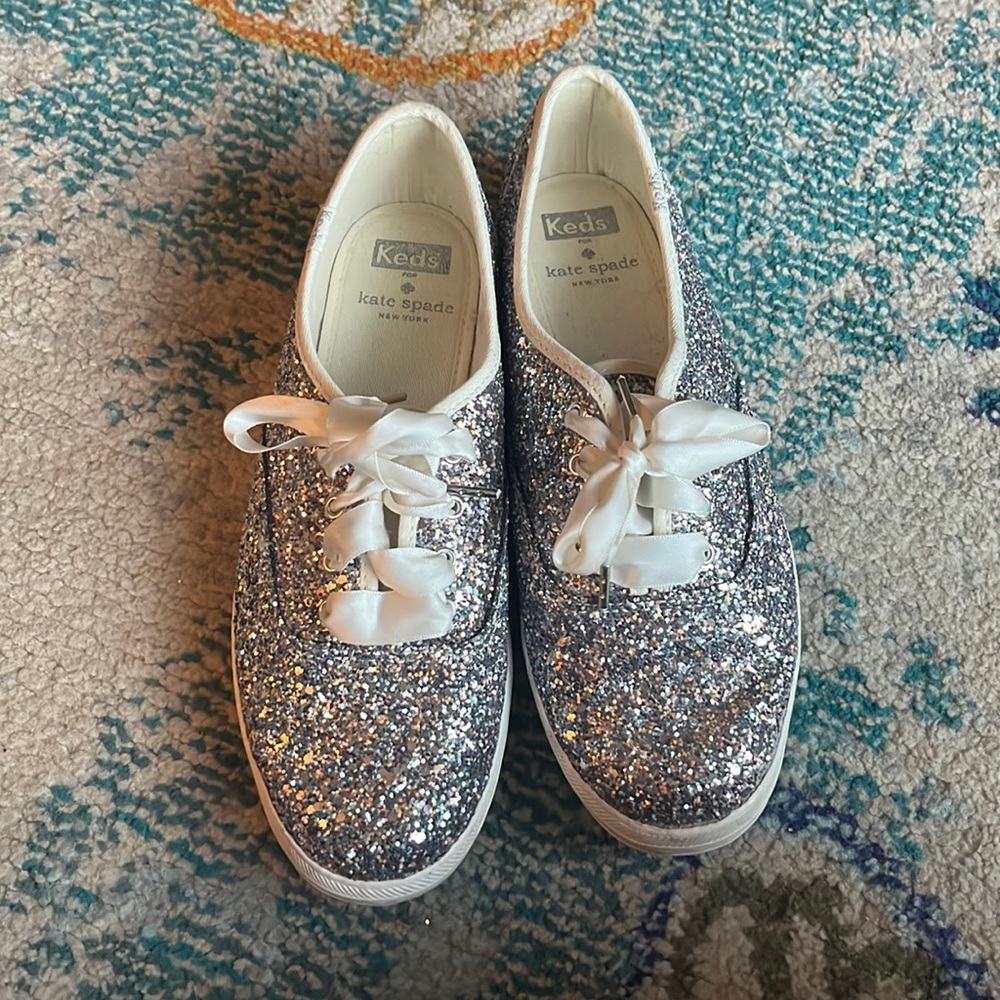 Kate spade glitter sneakers